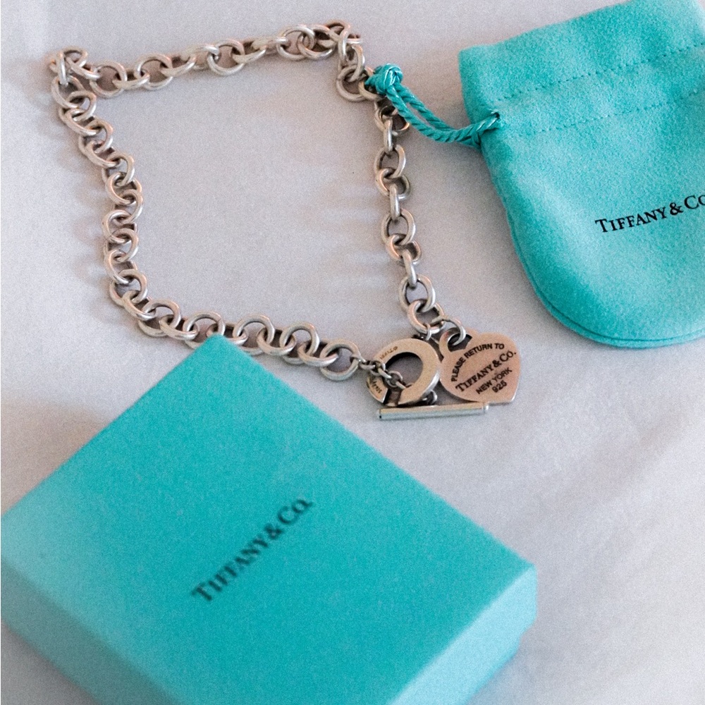 Tiffany & Co. Heart pendant aftermarket chain